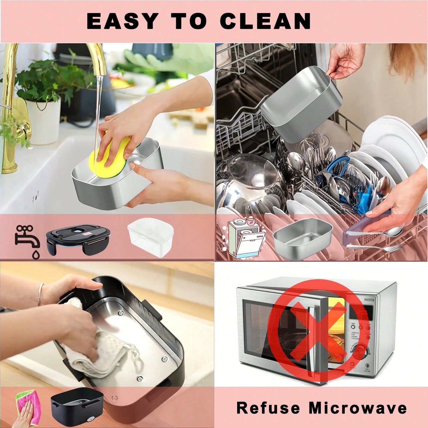 80W Electric Portable Lunch Box