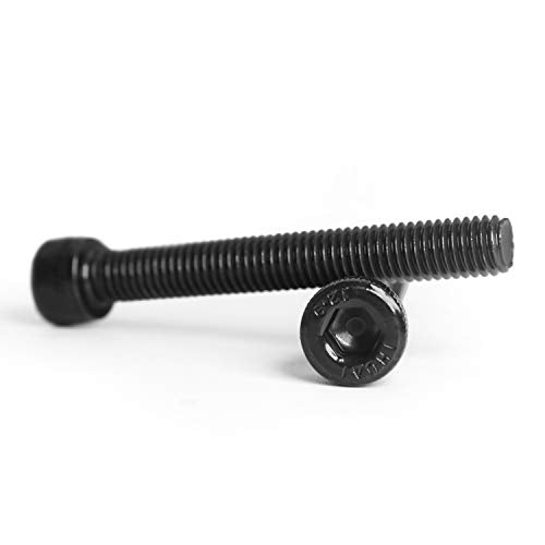 M4 x 10mm Socket Head Cap Screws Bolts 12.9 Grade Alloy Steel Metric Machine Hex Socket Screw, Black Oxide Finish, Fully Threaded, 100PCS - size: M4×10mm
