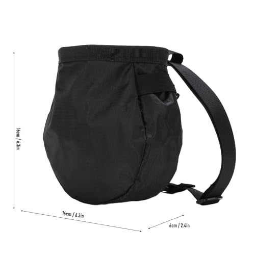 Rock Climbing Chalk Bag, Large Capacity with Soft Fleece Lining and Adjustable Drawstring for Weightlifting Bouldering Gymnastics