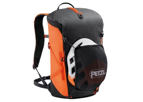 PETZL BUG Rock Climbing Backpack | For Single-Day Multi-Pitch Climbing - color: Orange