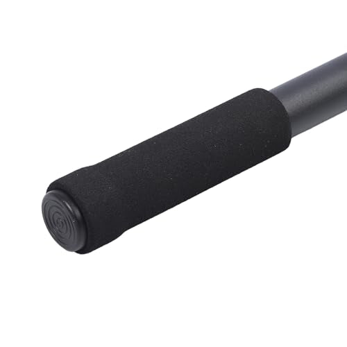 Yctze Workout Pole, Workout Stretching Stick Secure Grip Strengthen Muscle Adjustable Yoga Stick with Foam Handles for Exercise