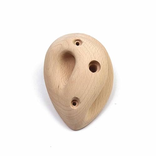2 Pieces Wooden Rock Climbing Holds Climbing Wall Grips Training Board Blocks for Home