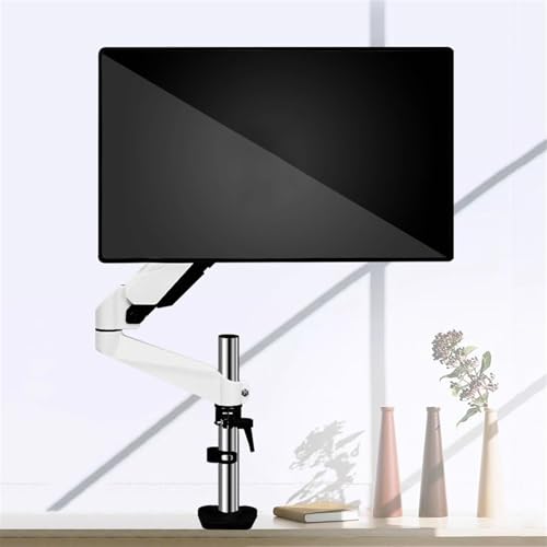 Monitor Stand Single Monitor Mount, Adjustable Monitor Arm Desk Mount, Full Motion Monitor Arm with C-clamp and Cable Management, Fits 15"-32" Screen, Holds 17.6lb monitor stand desk arm(300mm) - size: 300mm