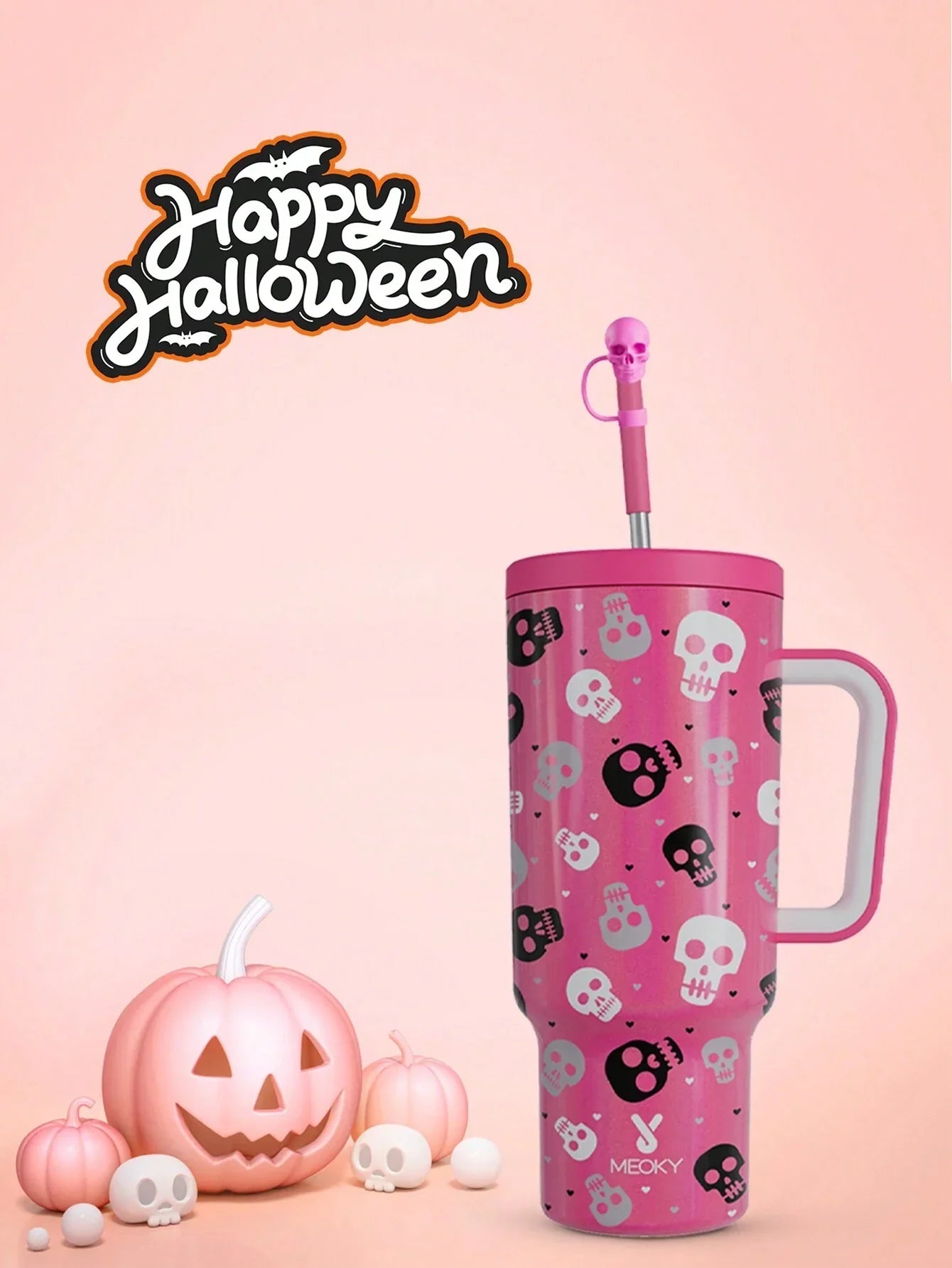 Meoky 40oz Insulated Travel Tumbler