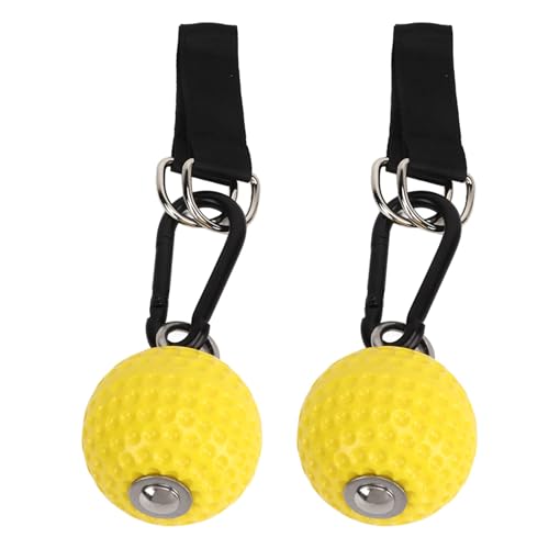 1 Pair Climbing Training Grip Balls with Straps, PU Slip-Resistant Pull Up Grips for Hand and Muscle Strength Training, Indoor/Outdoor Horizontal Bar Use