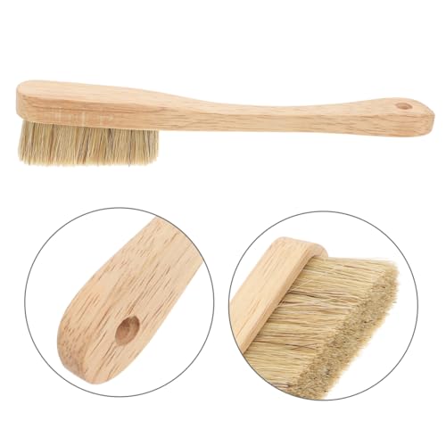 Toyvian Thick Boars Hair Bristles Mountaineering Cleaning Brush for Climbing Bouldering Nonabrasive Wire Brush for Indoor Rock Climbing