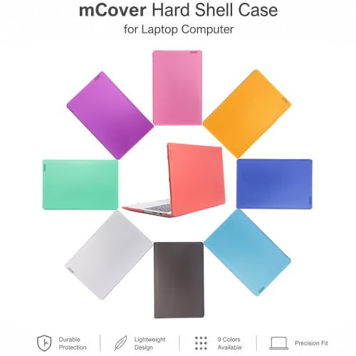 mCover Case Compatible ONLY for 2022-2024 15" Lenovo IdeaPad 1 Series (15ADA7 / 15AMN7 / 15ALC7 / 15IAU7 / 15IGL7 / 15IJL7 / 15IRU7) Windows Laptops (NOT Fitting Any Other Models)- Orange - color: Orange