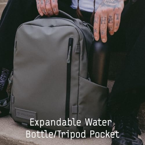 WANDRD PRVKE Zip 31L V4 Camera Backpack – Weatherproof Travel Bag with Laptop Sleeve, Expandable Rolltop and Quick Side Access - color: Wasatch Green, size: 31L (Bag Only), style: Zip