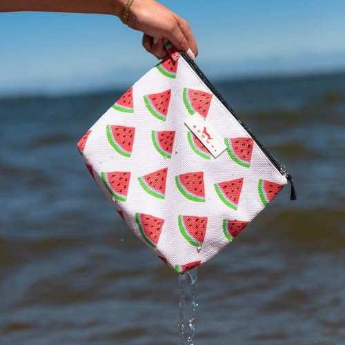 SCOUT Go Getter Pouch- Water-Resistant, Toiletry Bag - Playa Pink | Features a convenient finger loop and zips closed. Folds flat, and easily wipes clean. Perfect for the beach and pool - color: Playa Pink