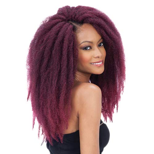 Freetress Equal Synthetic Hair Braids Double Strand Style Cuban Twist Braid 16'' (6-Pack, 613)