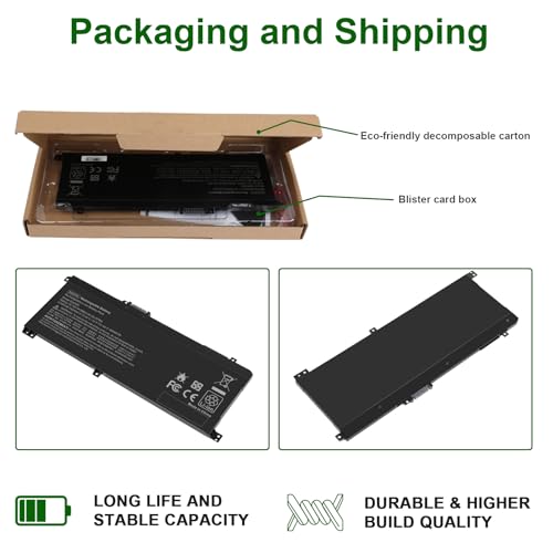 SA04XL SAO4XL Battery for HP Envy X360 15m-ds0011dx 15m-dr0012dx 15m-dr0011dx 15m-ds0xxx 15m-dr0xxx 15t-dr100 15m-dr1xxx 17t-cg100 17-cg100 15M-DR 15M-DS SA04055XL L43267-005 L43248-AC2 HSTNN-OB1F - size: 10.04*3.94*0.2inch