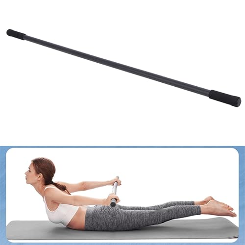 Strengthen, Stretch & Balance, Exercise Stick with Steel Rods & Foam Handles for Yoga Stretches, Shoulder and Body Recovery