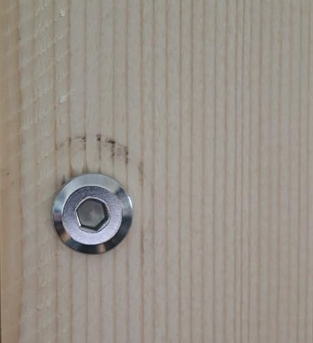 10pcs M6 x 85mm Rivet Countersunk Socket Cap Allen Bolts Rivet Screws Furniture Connecting Bolts 304 Stainless Steel - size: 10pcs M6 x 85mm