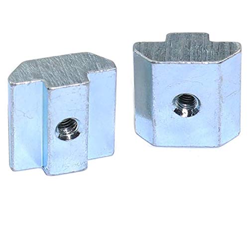 15pcs 4545 Series Sliding T Nuts Metric M8 Thread Slide in Hammer Head T-Nut for Standard 10mm T-Slot Aluminum Extrusion Profile (4545 Series M8) - size: 4545 Series M8