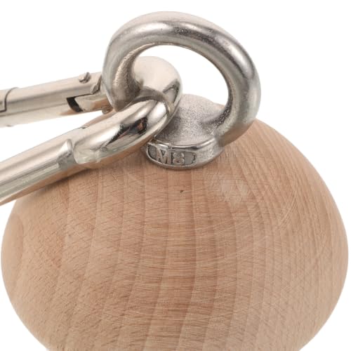 VOSAREA Wooden Grip Strengthener Half Sphere for Rock Climbing Training with Ergonomic Design and Slip Resistant Surface, Improves Forearm Strength for Outdoor and Home Use