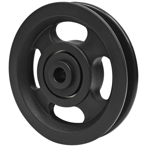 Gym Pulley 100 mm, Pulley Equipment Steel Cable Gym Pulley for Lifting Spare Parts Gym Multi-Function, 2 Pieces - color: 100mm-2 PCS-P