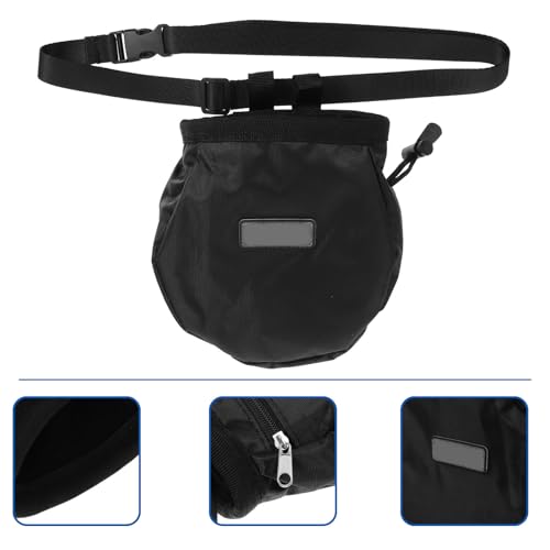 Chalk Bag and Soft Polar Fleece Made of Sturdy Oxford Cloth with Adjustable Drawstring and Wide Opening, Outdoor Rock Climbing Powder Bag for Bouldering for Climbing