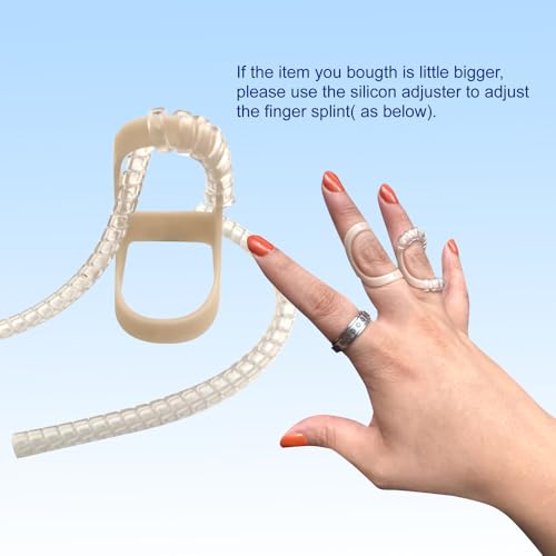 Oval Finger Splint 6 pcs, Finger Splints for Arthritis, Mallet Finger, Trigger Finger Splint, hypermobility(EDS) finger For Thumb/Middle,/Index/Pinky or Ring Finger(size 4,5 each 3pcs) - size: size 4,5 each 3 pcs