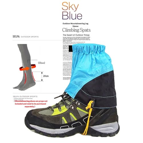 for Hiking in Snow Sand Conditions Light Weight Ripstop Nylons Regulable Fit Regulable - color: Army Green