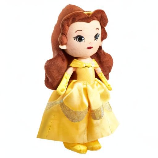 Disney Princess So Sweet 12-Inch Plush Belle in Yellow Dress, Beauty and the Beast