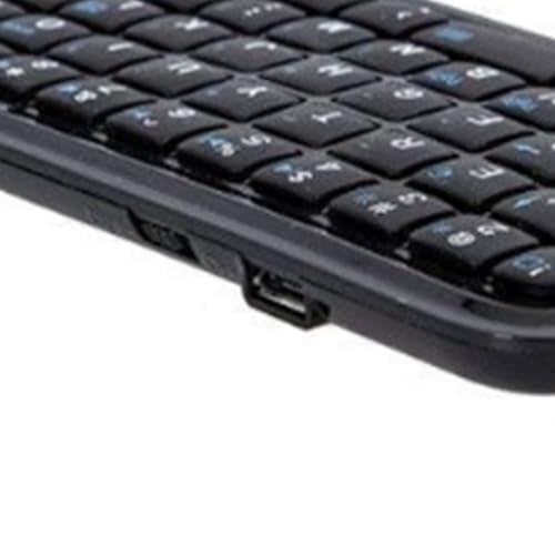 Mini Wireless Bluetooth Keyboard, BT Wired Dual Mode, 300mAh, Silent Slim Design, Compact Keyboard for Phone Tablet Laptop PC, Portable for Travel Home Business (Backlit Black)