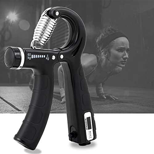 Grip Strength Trainer with Counter 2 Pack, Hand Grip Strengthener with Adjustable Resistance 11-132Lbs, Hand Grip Exerciser Strengthener, Non-Slip Hand Gripper, Forearm Workout Equipment, Perfect for