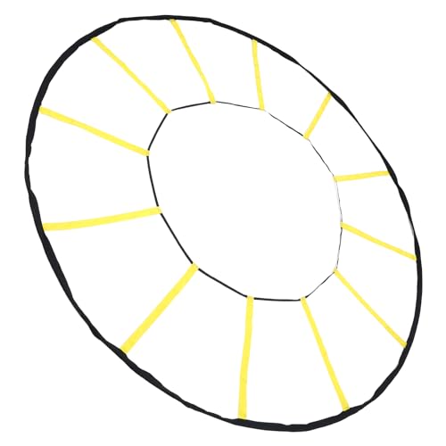 Keenso Circular Trainer, 12 Rungs Speed and Ladder for Soccer Basketball, Indoor Outdoor Sports Training