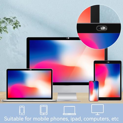 6Pcs Laptop Camera Covers Webcam Camera Cover Panda Pattern Privacy Security Guard Slide Phone Webcam Protector for Laptops Desktops Computers Smartphones Tablets Notebooks Mini PC Devices - color: Panda