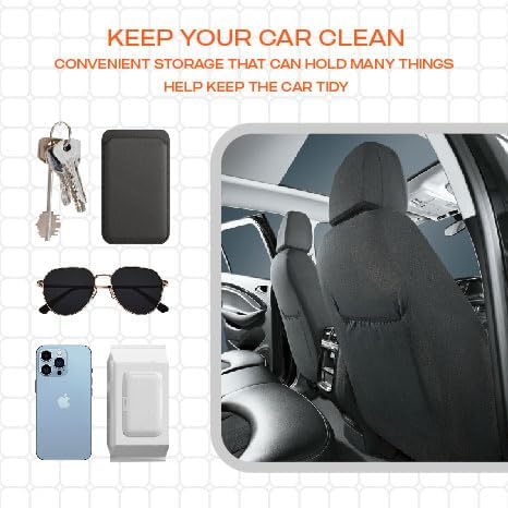 Skechers Memory Foam™ Car Seat Covers, Hexcomb Breathable Thick Seat Covers Two Front Seat Covers, Airbag Compatible, Automotive Comfort & Protection for Most Cars,Van,Trucks, SUVs (Grey)