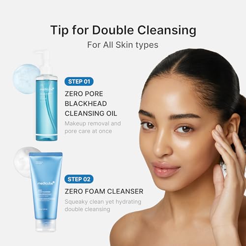 medicube Double Cleansing - Zero Pore Cleansing Oil & Zero Capsule Cleanser