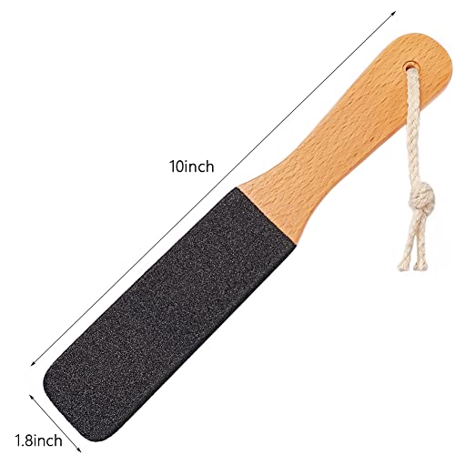 TOPMEET Foot File/Rasp,Exfoliator Pedicure Tool Foot Callus Remover Scrubber for Dead Skin,Corn and Hard Skin - Pumice Stone for Cracked Feet,Heels, Elbows, Hands in Shower