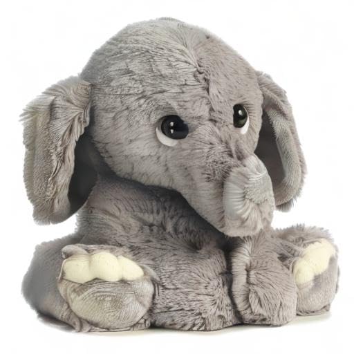 Ebba Lil Benny Phant 9" Grey Playful Baby Stuffed Animal