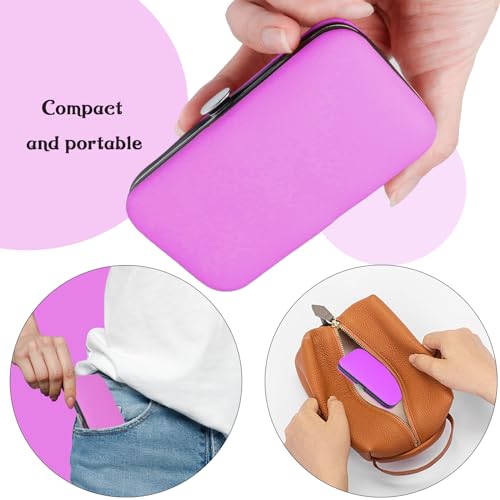 Manicure Set 8 in 1 Nail Clipper Set,RedFlow Nail Clippers,Fingernail & Toenail Clippers,Manicure Tools,Pedicure Tools,Suitable for Travel Manicure Kit,Nail Set Kit with Everything Profe (Purple) - color: Purple