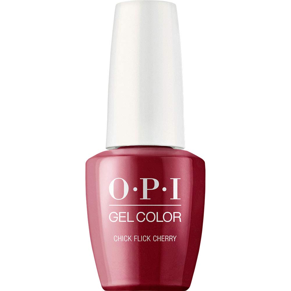 Opi Gelcolor, Chick Flick Cherry, Red Gel Nail Polish, 0.5 Fl Oz