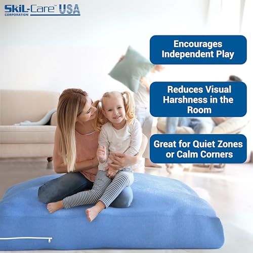 Skil-Care Crash Pad Cover Replacement, Nylon and Cozy Cloth, Machine Wash | Indoor & Outdoor Durable Cover Only (No Foam), Soft Landing, Crashpad for Kids Sensory Mat, For Active Play, Machine Washable - size: 6' x 8' Cover