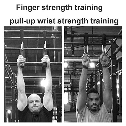 AGYH Wall-Mounted Horizontal Bar, Home Pull-up Wrist Strength Training Finger Grip Ball, Rock Climbing Equipment, Load 200kg, Black/Silver - color: Black