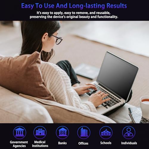 14" Privacy Screen Computer for 16:10 Aspect Ratio, 2-Sided Removable Anti-Peeping/Anti-Glare, Blue Light Block, UV Protect, Reduce Strain, Anti-Scratch, Fits 14-inch 16:10 Protector Film - size: 14inch 16:10