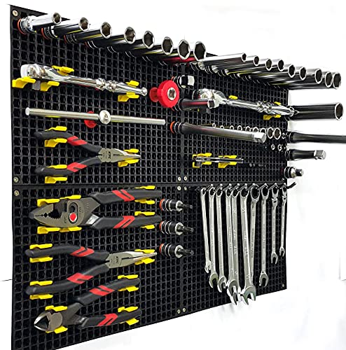 Ascend Tools Organizer Genie 3/8" Socket Holder Pegboard Accessory – Holds 3/8" Drive Sockets (50 Per Pack), Tool Storage Organizer - style: 3/8'' drive socket holders - 50 pieces