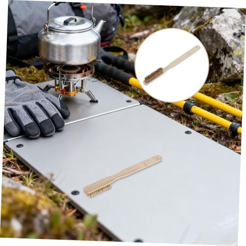Bouldering Brush Rock Climbing Hold Cleaner with Ergonomic Wood Handle and Rapid Drying Bristles for Indoor and Outdoor Climbing Use