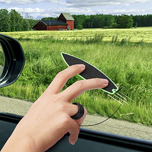 4 Pack Finger Surfboard for Car Ride - 1.4" x 4.5" Pro Air Fingerboard, Fun Keepsake Toy Gifts for Teens, Ideal Birthday & Travel Stocking St - color: Blue Green Yellow and Red