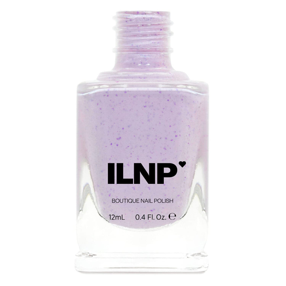 Ilnp Heather - Pale Lilac Speckled Nail Polish, Chip Resistant, 7-Free, Non-Toxic, Vegan, Cruelty Free, 12Ml
