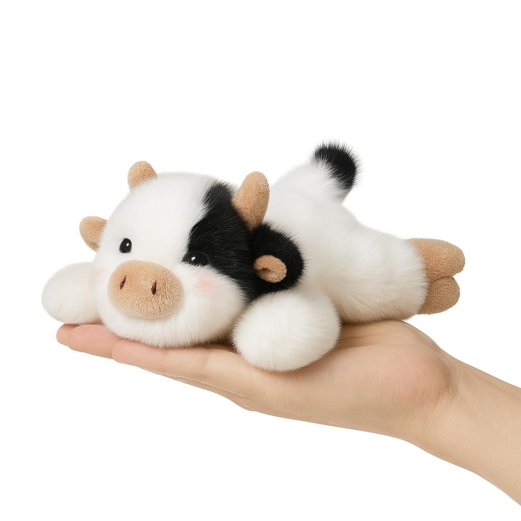 Mushymallow Cow Stuffed Animal Plush Toy, Cute Soft Gift for Kids