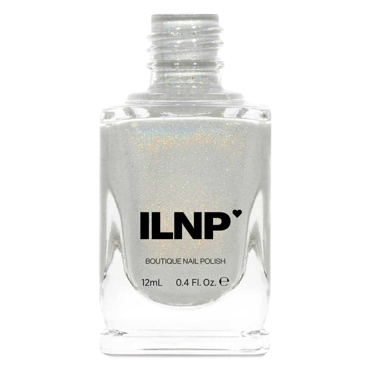 Ilnp Paper Route - Light Grey Holographic Nail Polish