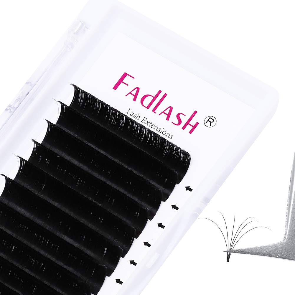 Fadlash Easy Fanning Volume Lashes 8-25Mm Available Volume Eyelash Extensions Self Fanning Lashes C D Dd Curl Lash Extension Sup