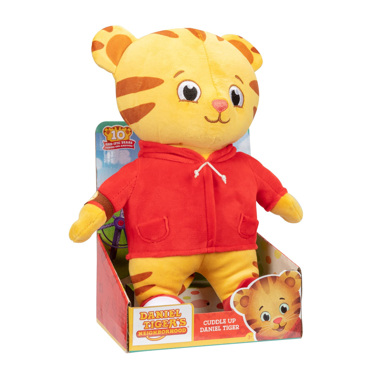 Daniel Tiger's Neighborhood Cuddle Up Daniel Tiger Plush Toy Super Soft Kids Character Stuffed Plush Toy - Polyester Microfiber - for Boy and Girls, 12 Inches Tall!