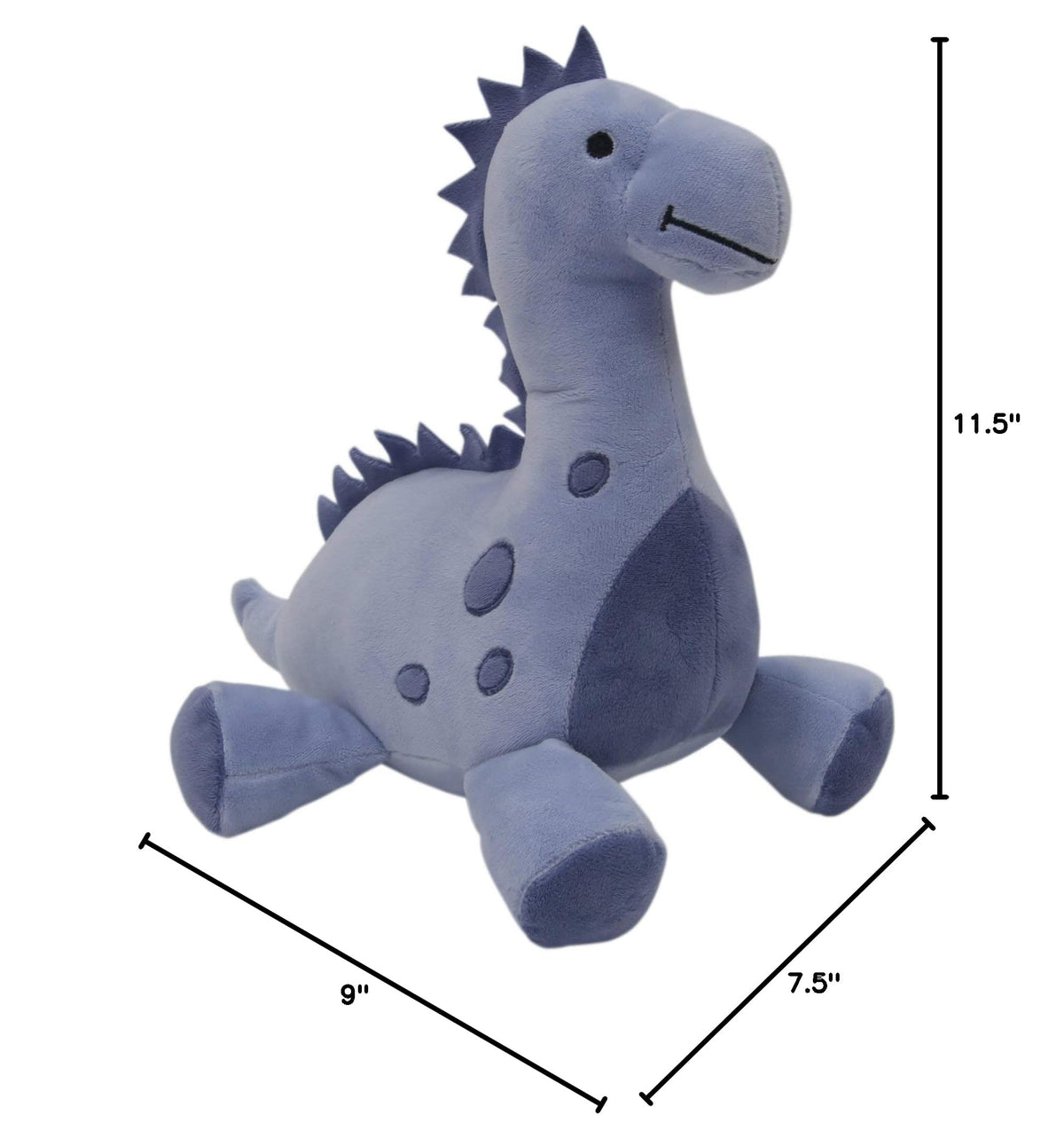 Bedtime Originals Roar Dinosaur Plush Rex, Blue, 1 Count (Pack of 1)