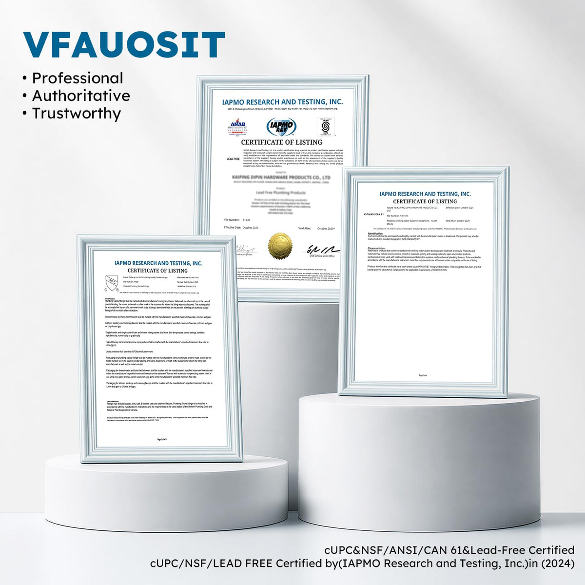 VFAUOSIT Kitchen Faucet with Pull Down Sprayer, Modern Bar Sink Faucet