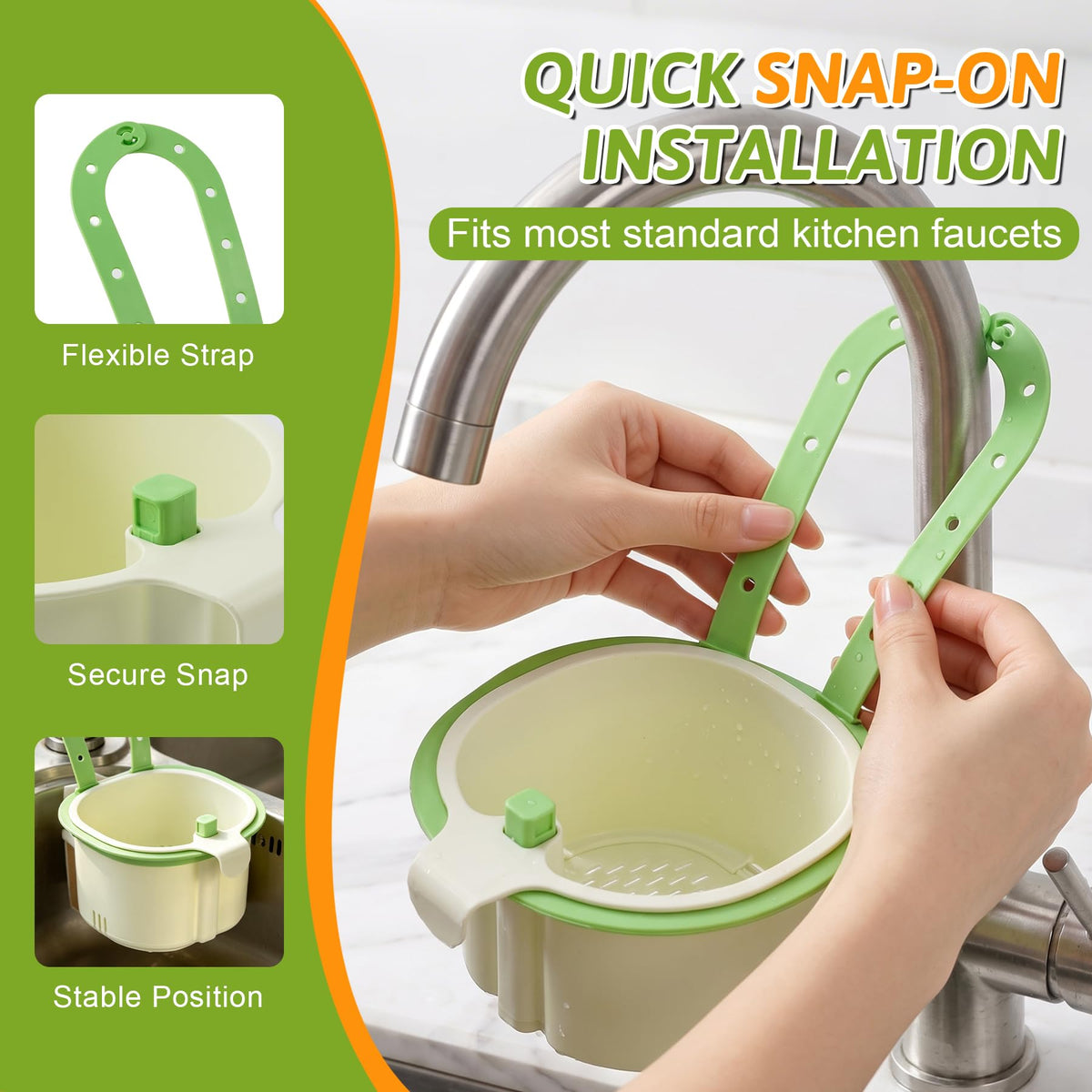 Kitchen Hanging Sink Drain Basket