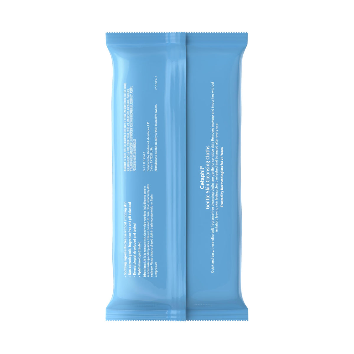 Cetaphil Cleansing Face & Body Wipes, Fragrance Free, 25ct, 3-Pack