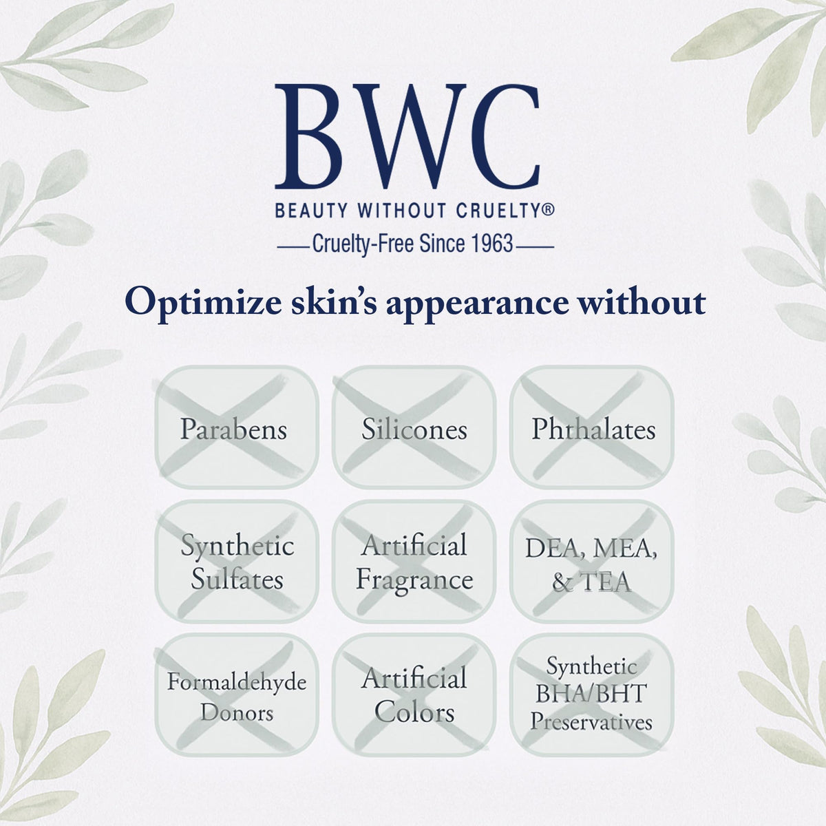 Beauty Without Cruelty Creamy Face & Eye Makeup Remover – Extra Gentle Moisturizing Waterproof Makeup Remover + Cotton Round